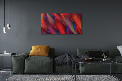 Canvas print Colored stripes fractals