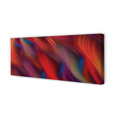 Canvas print Colored stripes fractals