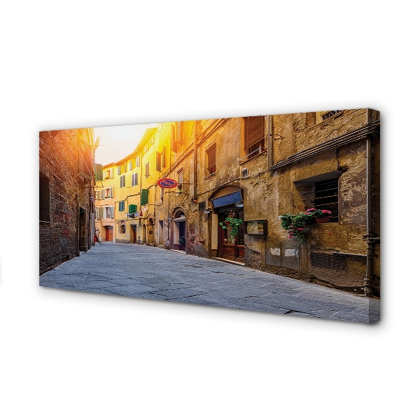 Canvas print Italy gebäudestraße