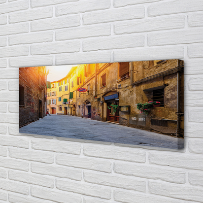 Canvas print Italy gebäudestraße