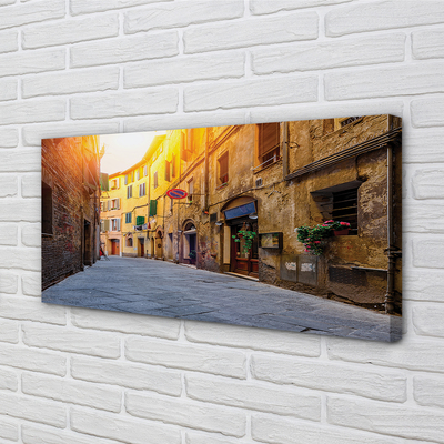 Canvas print Italy gebäudestraße