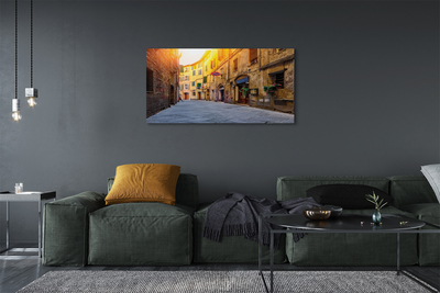 Canvas print Italy gebäudestraße