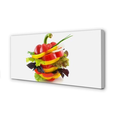 Canvas print Salad pepper