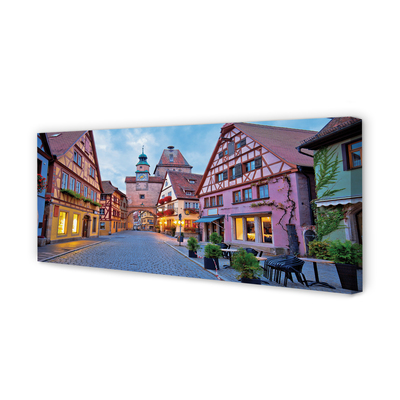 Canvas print Germany old town