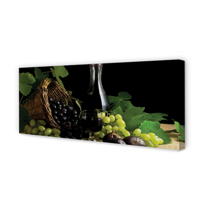 Canvas print Trash grape leaves