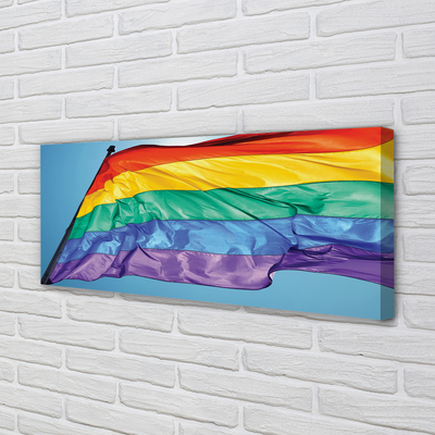 Canvas print Colorful flag