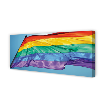 Canvas print Colorful flag