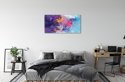 Canvas print Color the picture mazy