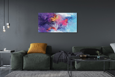Canvas print Color the picture mazy