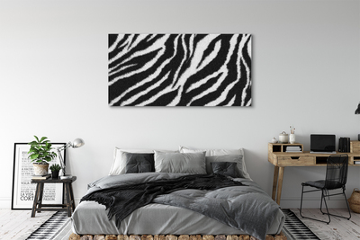 Canvas print Zebrafelldesign