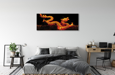 Canvas print Golden dragon