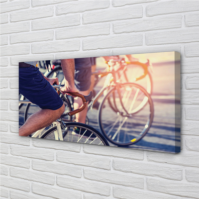 Canvas print Cyclists