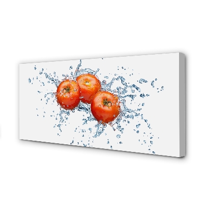Canvas print Tomato water