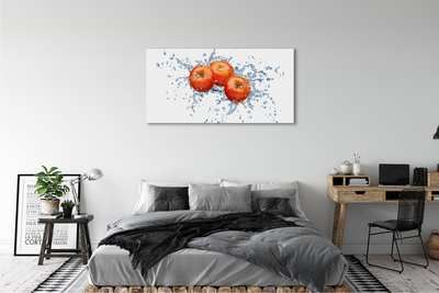 Canvas print Tomato water