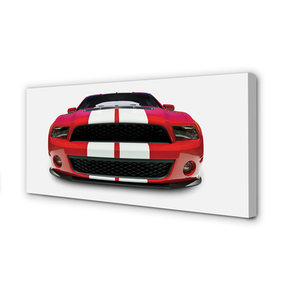 Canvas print Red sports car