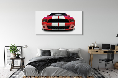 Canvas print Red sports car