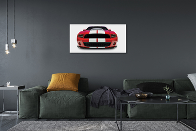 Canvas print Red sports car