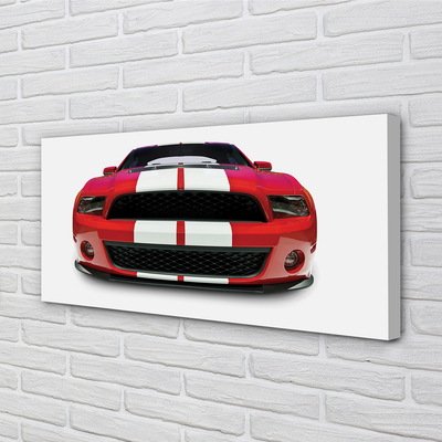 Canvas print Red sports car