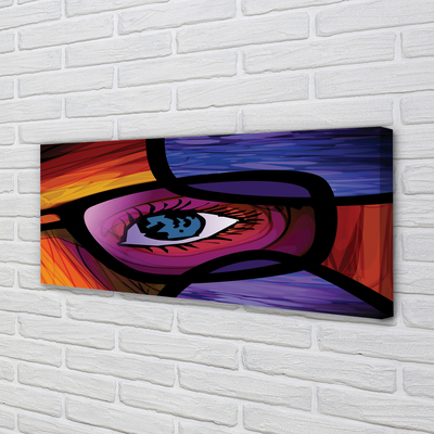 Canvas print Eye image