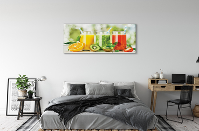 Canvas print Cocktails erdbeerkiwi