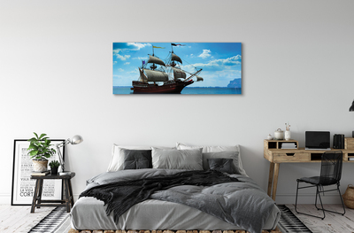 Canvas print The sky clouds seas