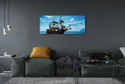 Canvas print The sky clouds seas