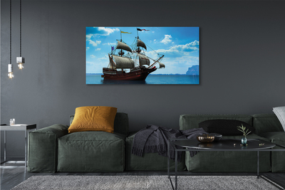 Canvas print The sky clouds seas