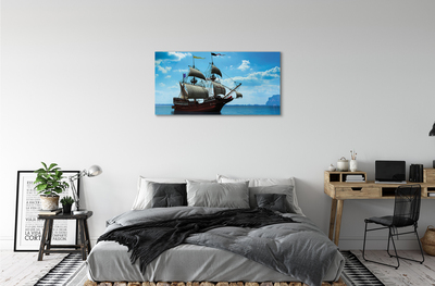 Canvas print The sky clouds seas