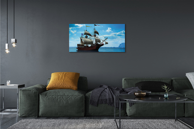 Canvas print The sky clouds seas