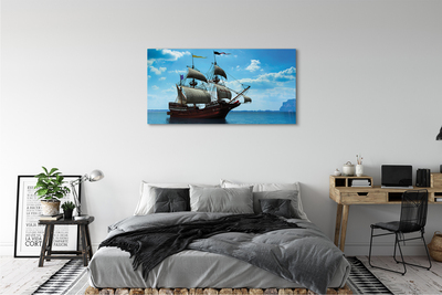 Canvas print The sky clouds seas