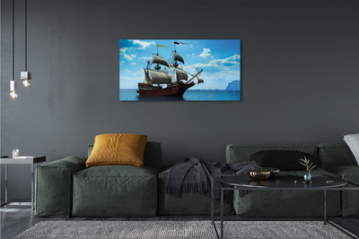 Canvas print The sky clouds seas