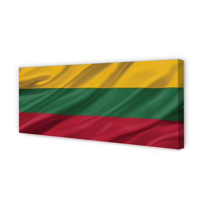 Canvas print Flag of lithuania