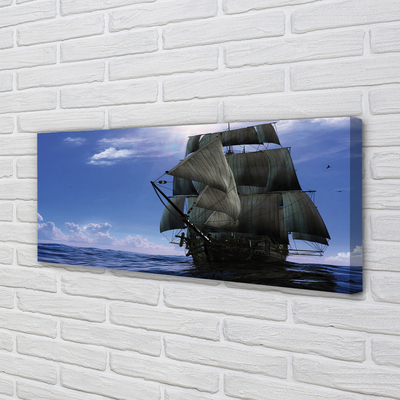 Canvas print Sea cloud