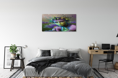 Canvas print Eleven wife flowers