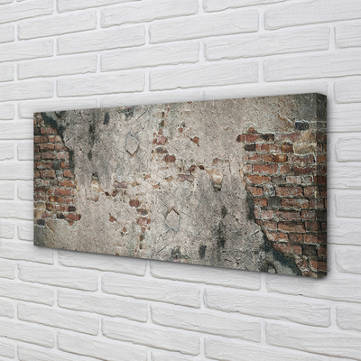 Canvas print Stone brick wall