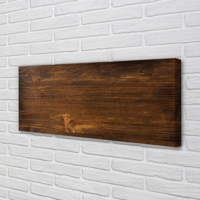 Canvas print Nodes of the wood grain