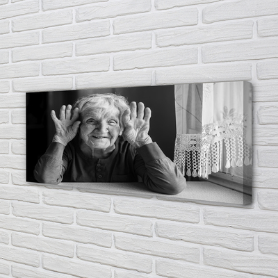 Canvas print Older woman