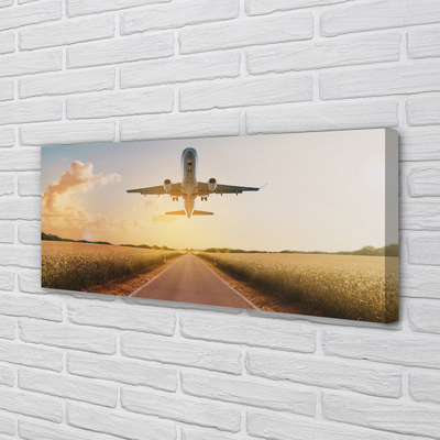 Canvas print City west jet