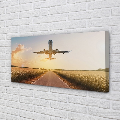 Canvas print City west jet