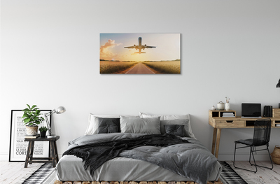 Canvas print City west jet