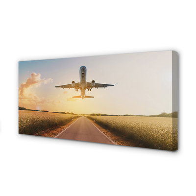 Canvas print City west jet