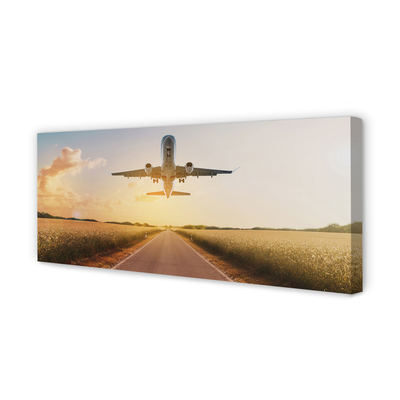 Canvas print City west jet