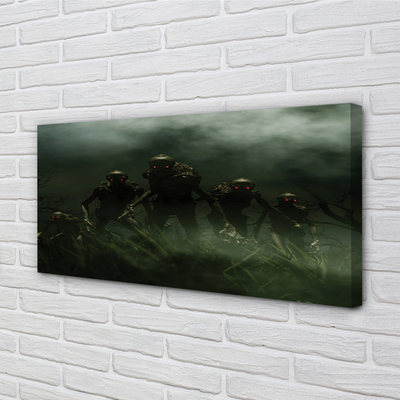 Canvas print Zombie clouds