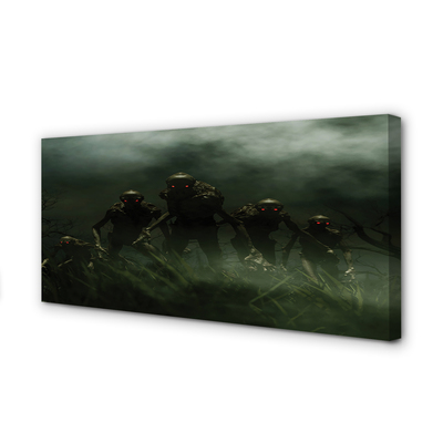 Canvas print Zombie clouds