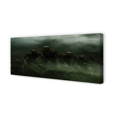 Canvas print Zombie clouds