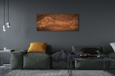 Canvas print Nodes of the wood grain