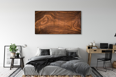 Canvas print Nodes of the wood grain