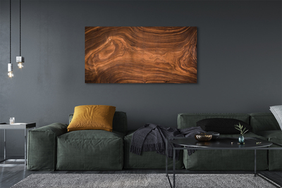 Canvas print Nodes of the wood grain