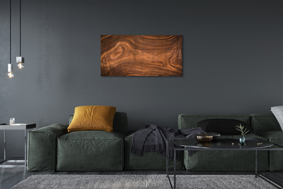 Canvas print Nodes of the wood grain