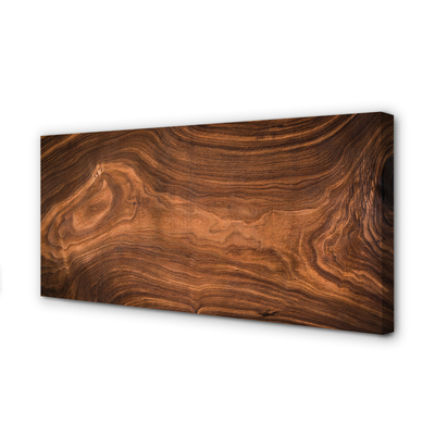 Canvas print Nodes of the wood grain